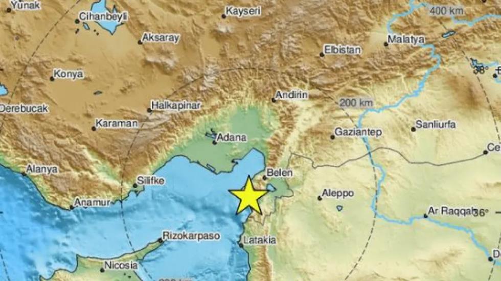 Απανωτοί σεισμοί 6,4 και 5,8 και 5,2 Ρίχτερ στην Τουρκία - Στην Αντιόχεια το επίκεντρο, ζημιές σε κτίρια
