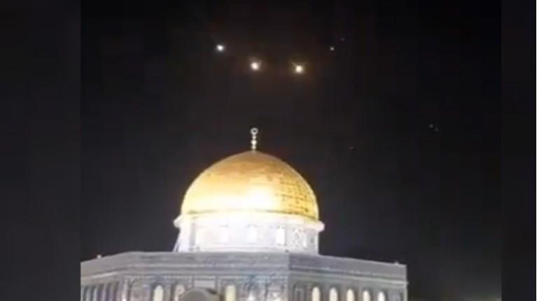 Ισραήλ: Η στιγμή της αναχαίτισης των ιρανικών drone πάνω από το Όρος του Ναού στην Ιερουσαλήμ (βίντεο)