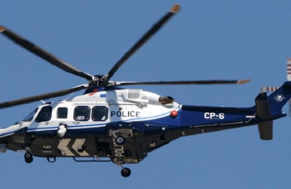Σακίδιο έπεσε από ελικόπτερο της Αστυνομίας την ώρα που πετούσε στην Λεμεσό
