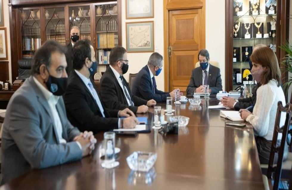 Με θέσεις και εισηγήσεις πήγε στο προεδρικό η ΣΕΚ - Συνάντηση με Πρόεδρο Αναστασιάδη