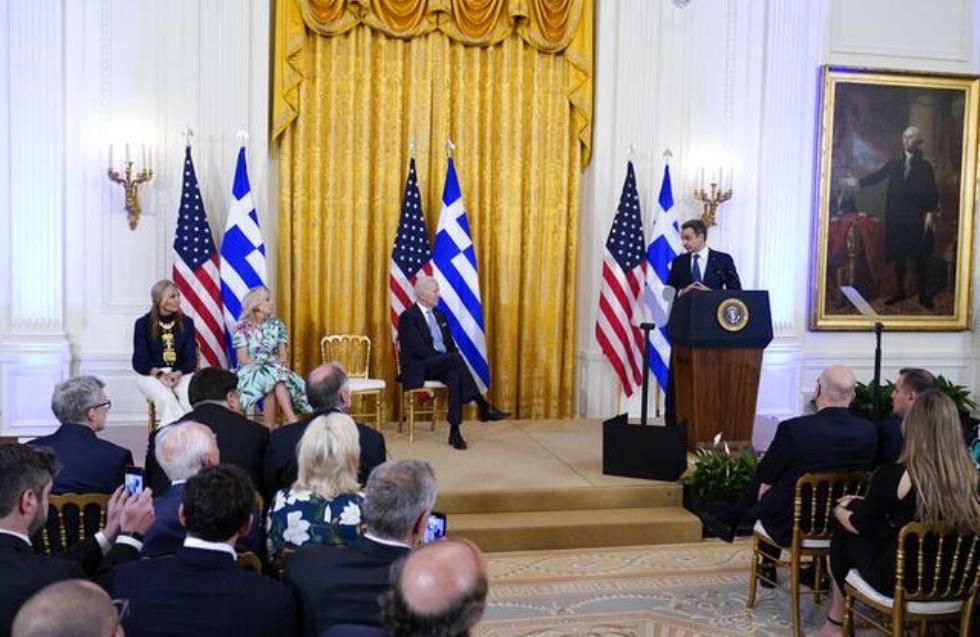 Μπάιντεν - Μητσοτάκης στον Λευκό Οίκο: Στο απόγειό της η σχέση Ελλάδας και ΗΠΑ (φώτος, βίντεο)