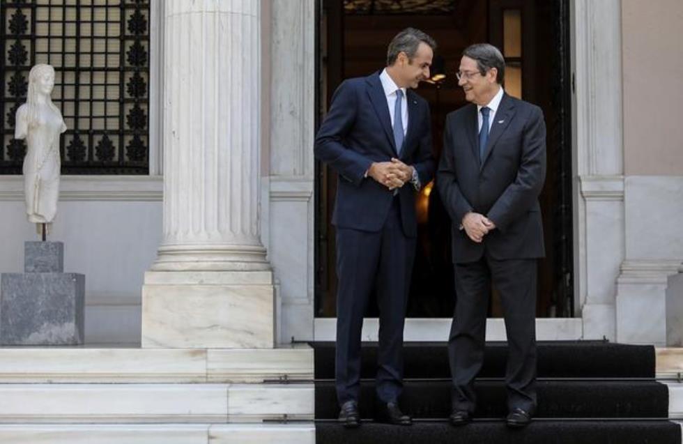 Τηλεφωνική επικοινωνία Μητσοτάκη και Αναστασιάδη - Σύντομα στην Κύπρο ο Έλληνας Πρωθυπουργός
