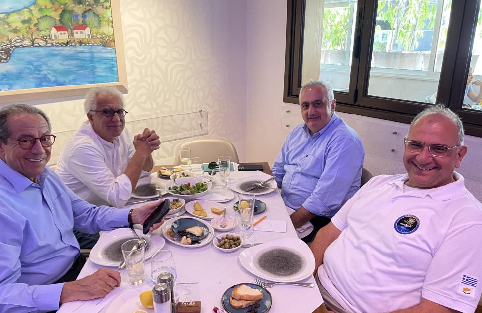 Στο ίδιο τραπέζι για ψάρι... με άρωμα συνεργασίας Αχιλλέας, Χριστοφίδης, Ηλιάδης, Πρωτοπαπάς