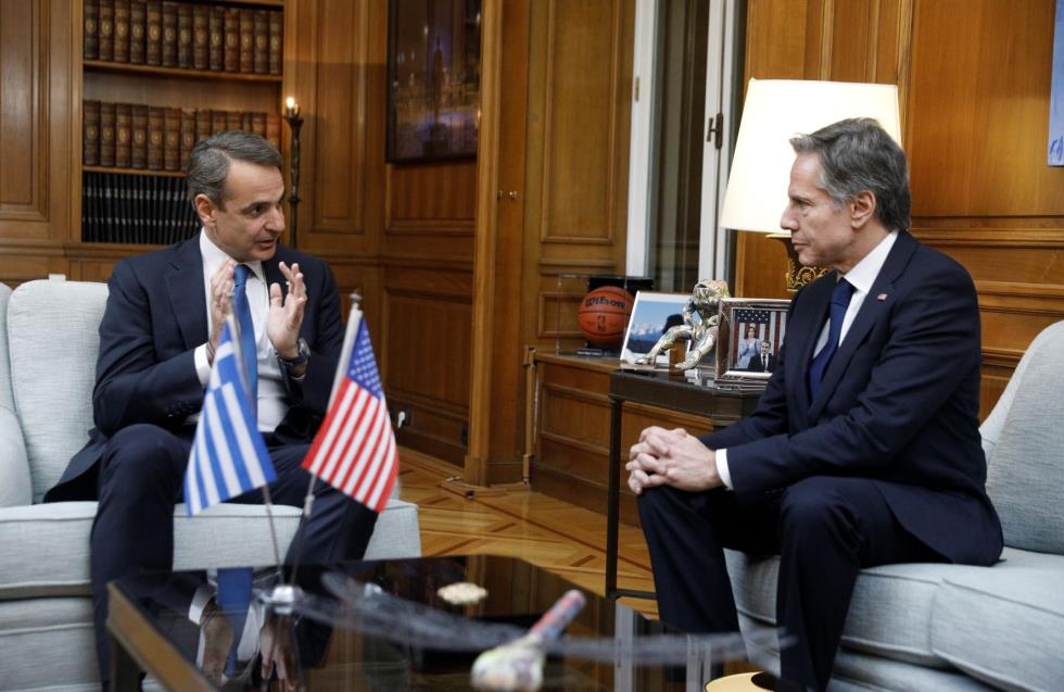 Μητσοτάκης-Μπλίνκεν: Συμφώνησαν για την ανάγκη σταθερότητας στην Ανατολική Μεσόγειο