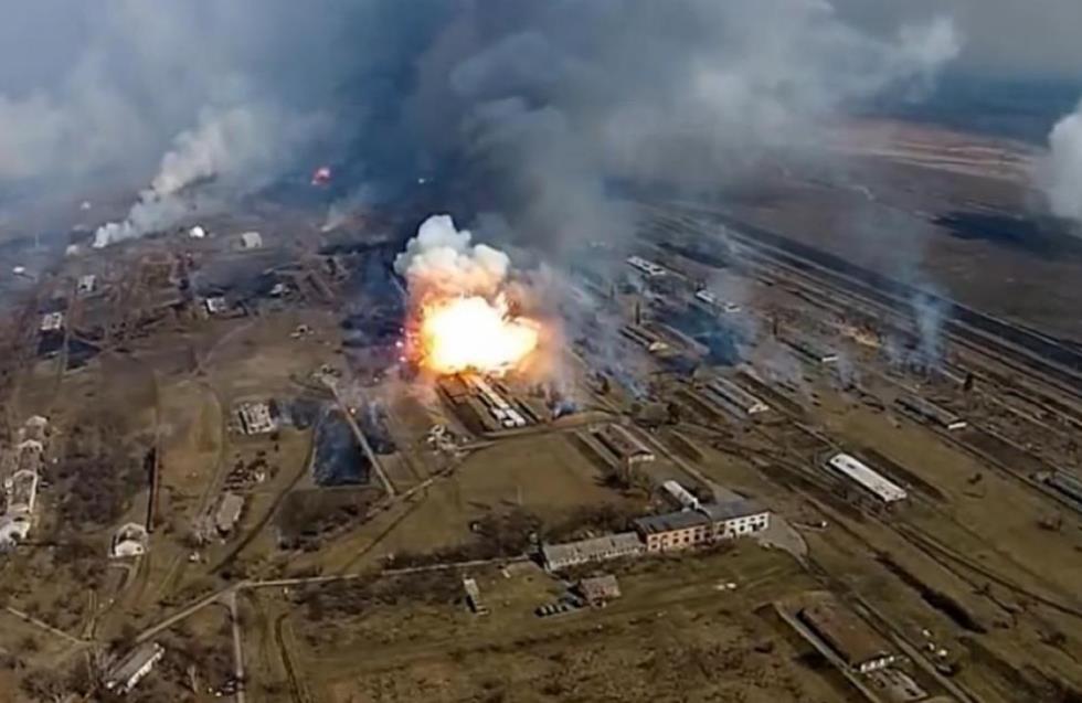 Mετά το φράγμα Καχόβκα, ανατίναξαν αγωγό αμμωνίας στο Χάρκοβο - Εκλύονται σύννεφα τοξικών αερίων (βίντεο)