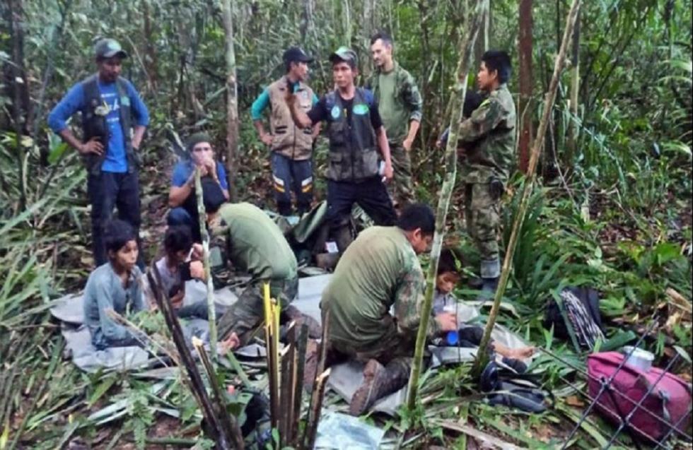 Κολομβία: Τέσσερα παιδιά βρέθηκαν ζωντανά μετά από 40 ημέρες μόνα στη ζούγκλα (βίντεο)