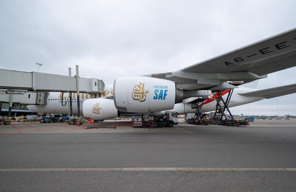 Emirates: Πτήσεις με Βιώσιμο Αεροπορικό Καύσιμο (SAF) από το αεροδρόμιο Schiphol του Άμστερνταμ