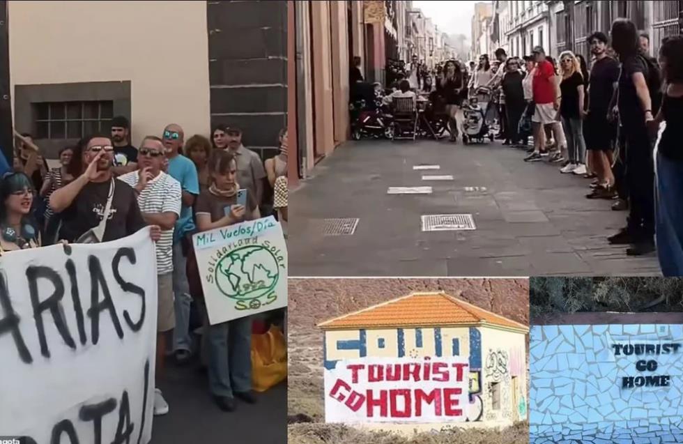 Τενερίφη: Οι κάτοικοι ξεκίνησαν απεργία πείνας κατά του τουρισμού (εικόνες & βίντεο)