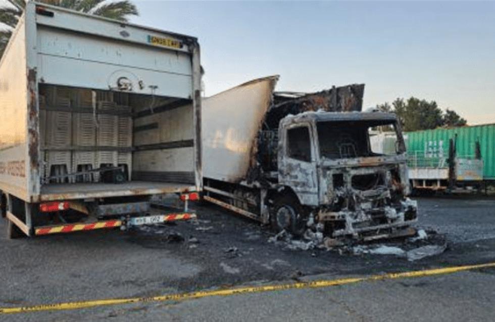 Φωτιά σε εκπαιδευτικό φορτηγό στην Πάφο
