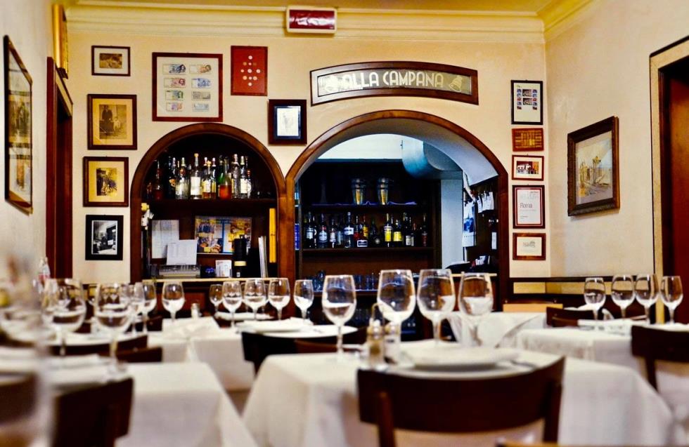 La Campana: Ένα γευστικό εστιατόριο στη Ρώμη, από το 1518